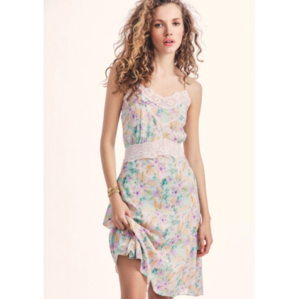 LoveShackFancy Rusalina Dress in Whimsical Sage (NWT!!!)